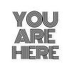 You Are Here Sticker