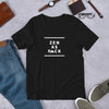 zen as fuck unisex tee. category 5 apparel. supporting mental health with apparel